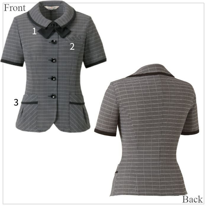 事務服 オーバーブラウス ニット 大きいサイズ 17号～25号 26500