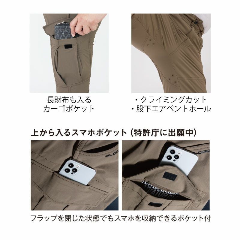コーコス グラディエーター ショートパンツ gx-3816|ディティール